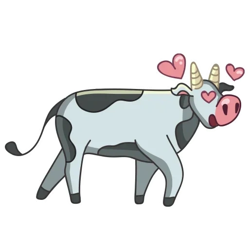 vaca, clipart da vaca, vaca de desenho animado