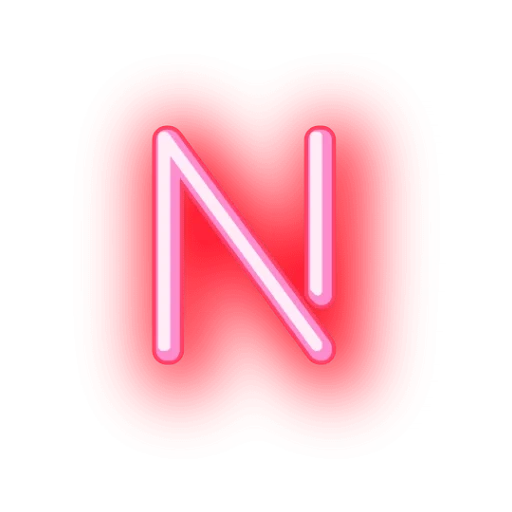 neón rosa, letras neón, carta de neón m, alfabeto de neón, letras de neón sin antecedentes