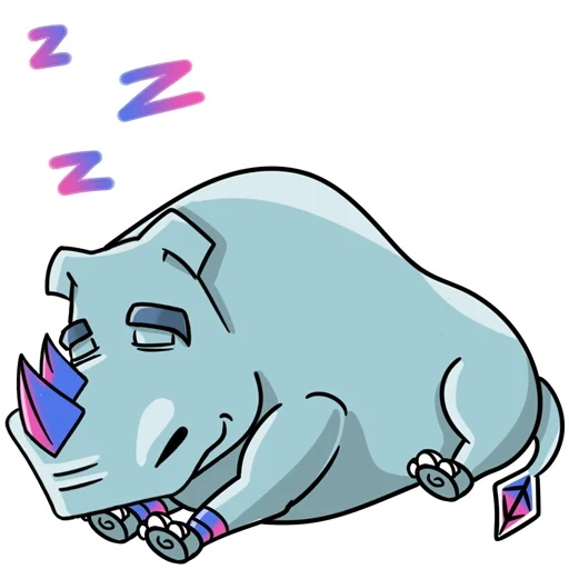 ippopotamo, rinoceronte, disegno di rinoceronte, rhino clipart