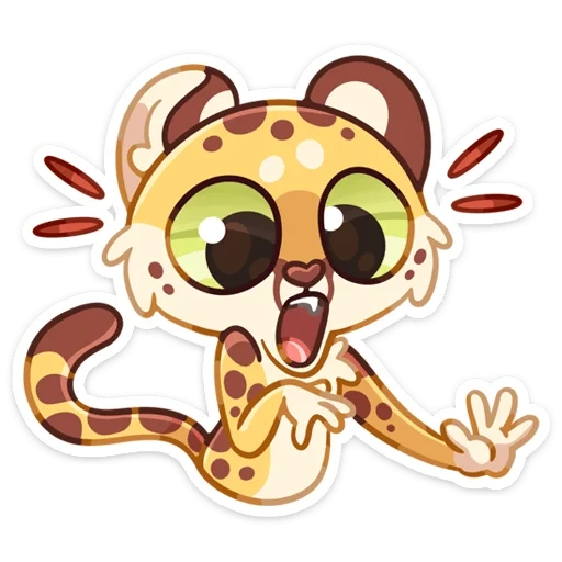 todo, cheetah de animación