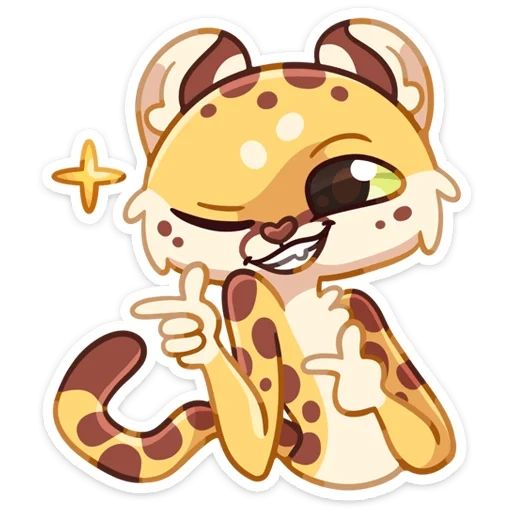 polk, cheetah de animación