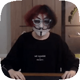 people, children, anonymous cat, romain rusakov, anonymous mask