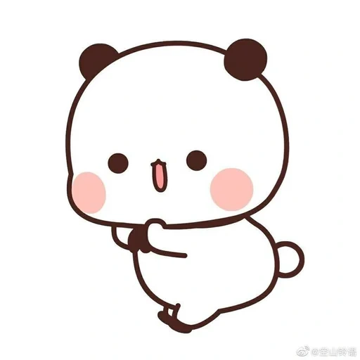 kawaii, clipart, i disegni sono carini, disegni di kawaii, panda è un dolce disegno