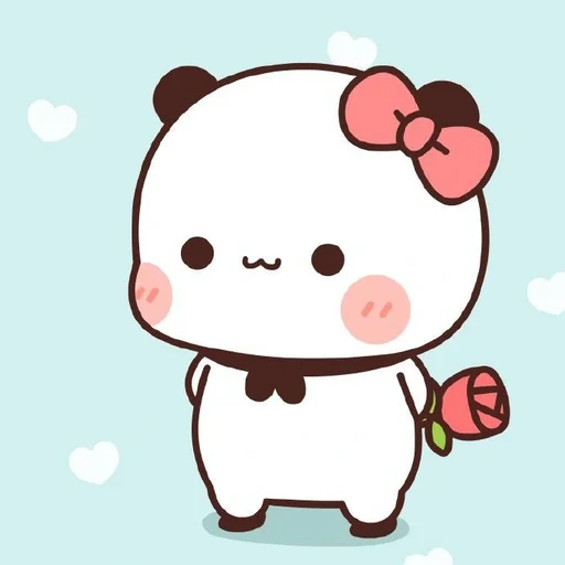 kawaii, dessins kavai, le panda est un dessin doux, les dessins de panda sont mignons, chers dessins sont mignons