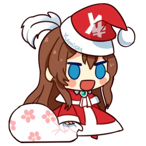 animation, red cliff animation, padoru monica, cartoon character, red cliff in new year