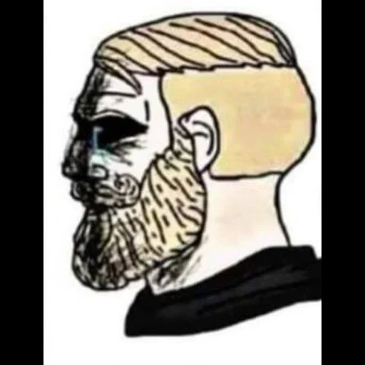 masculino, pessoas, barba do meme, modelo de barba, defesa civil