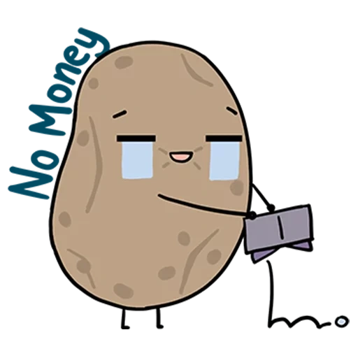 pommes de terre, patate, la pomme de terre est drôle, dessin de pommes de terre