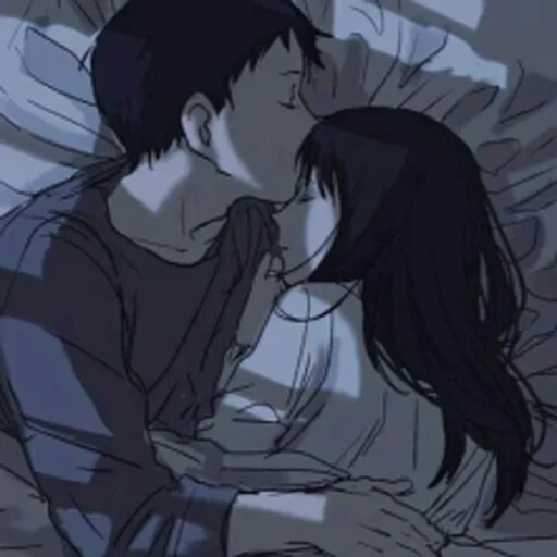 picture, anime couples, anime cute couples, suicide methods, sugino kanzaki kiss