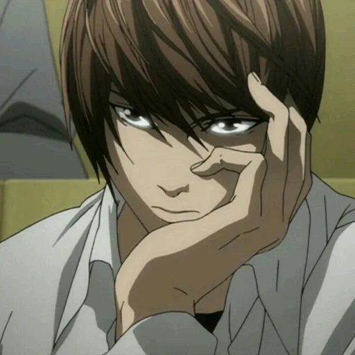 light yagami, death note, death note l, life death note, anime death note yagami light