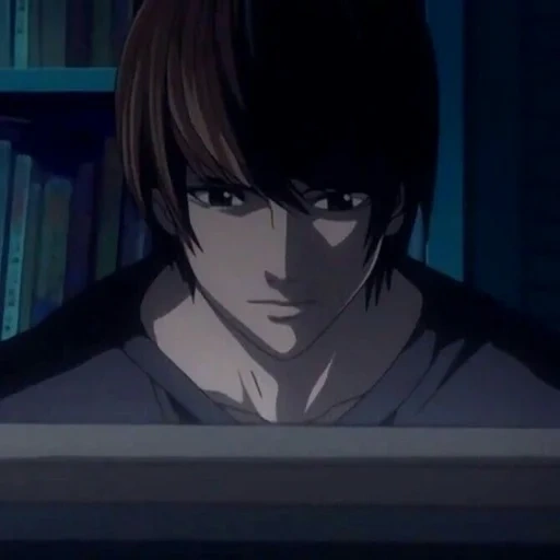 light yagami, death note, death note of episode 1, death note 1 season, yagami light note of death