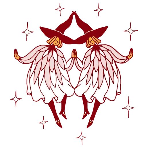 diablo ángel, insignia ángel demonio, ángel demonio vector, patrón ángel demonio
