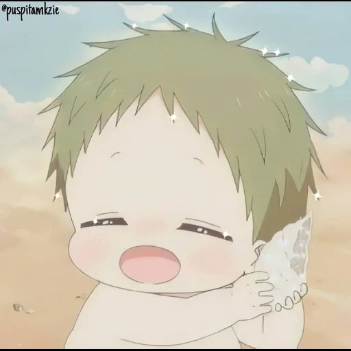 abb, anime baby, baby taro anime baby, gakuen babysitter kotaro, kindermädchen in kotharo kashima