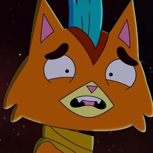 anime, space line, ash extreme space, cosmo general season 1, final space little cato
