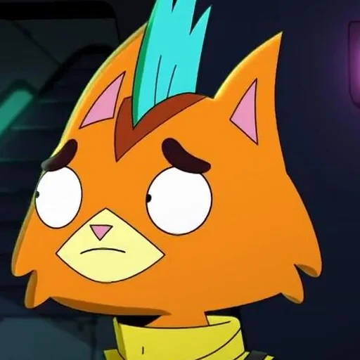 anime, space line, cosmo general season 1, final space little cato, cato younger final space