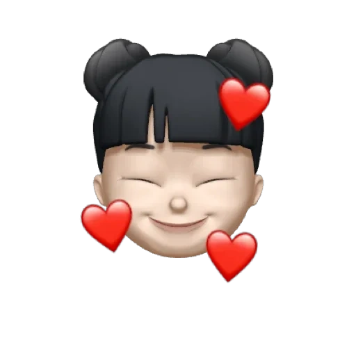 азиат, человек, cute emoji, iphone emoji, девушка эмодзи