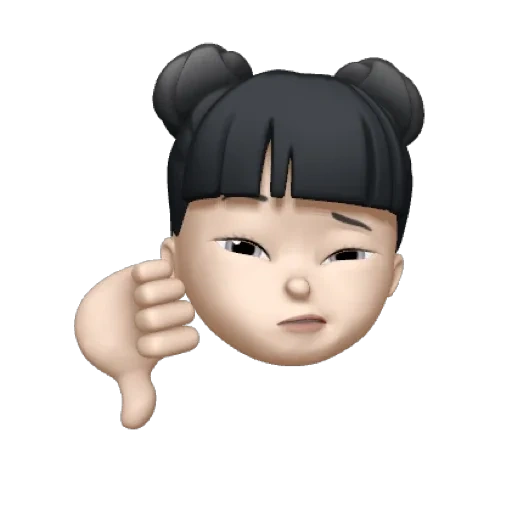 gli asiatici, memoji, le persone, emoticon di iphone, estetica del fondo memoji animoji girl