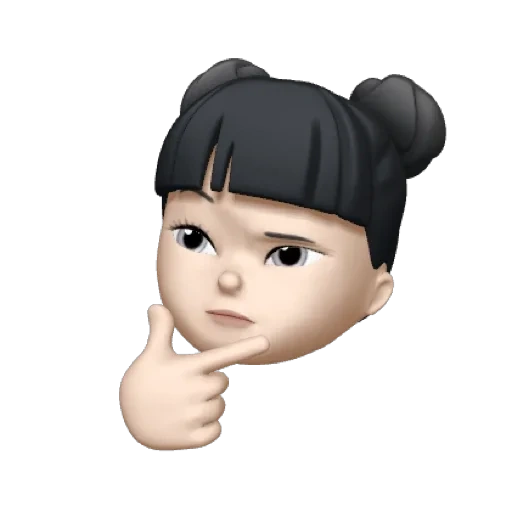 gli asiatici, memoji, animoji, le persone, estetica del fondo memoji animoji girl