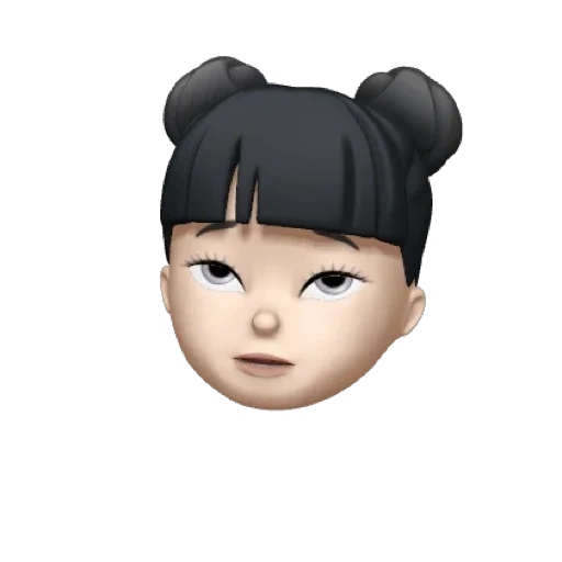 азиат, animoji, iphone emoji, эмоджи звезда, memoji animoji girl фоном эстетики