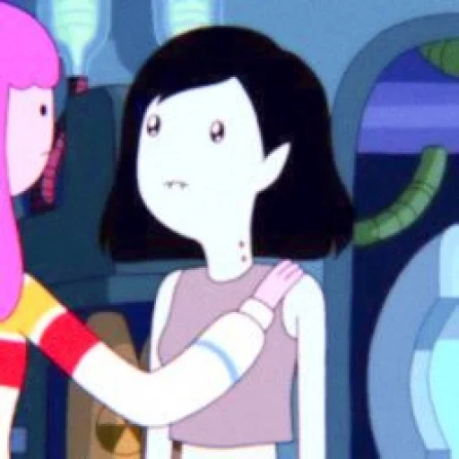 marceline, adventure time, marceline and bubblegum, marselin adventure time, adventure time marceline stakes
