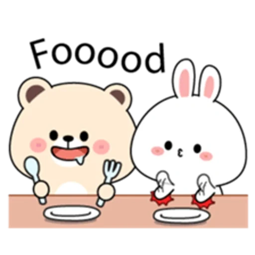 kawai, lovely bear, line friends, kavai's picture, lovely kavai paintings