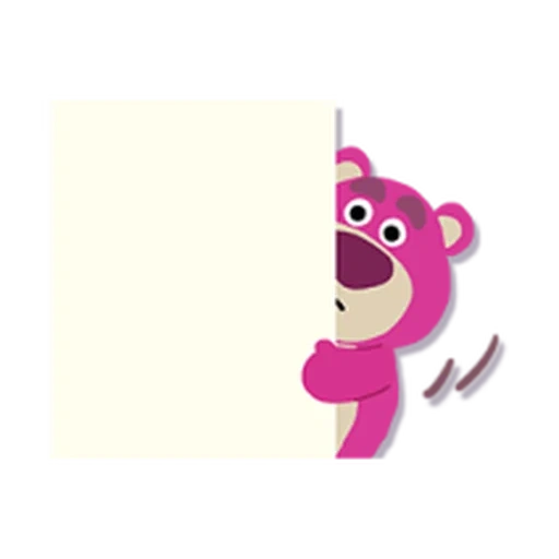 llevar, un juguete, querido oso, oso rosa, oso clipart