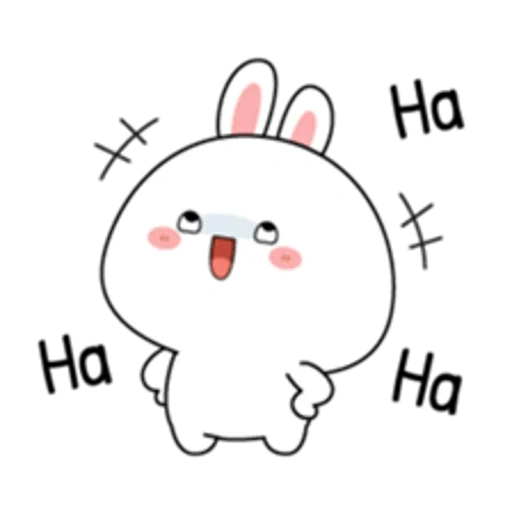coelho, coelho, engraçado, coelho vasap, coreano animado