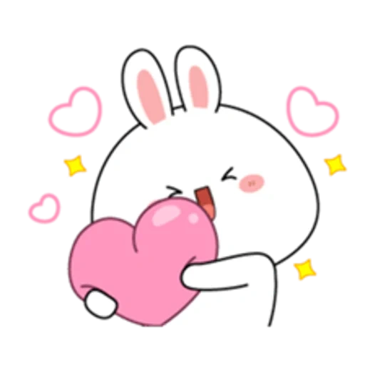 rabbits pu, rabbit snopi, cute drawings, bunny heart, kawaii pastel