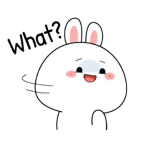 kawai, lapin, drôle, le lapin est mignon, dessin de kawai