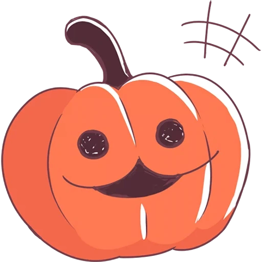 хэллоуин тыква, чиби хэллоуин тыква, хэллоуин, кавайные наклейки хэллоуин, pumpkin