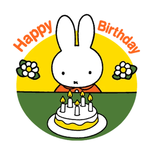 mifi, coniglio, miffy il coniglio, miffy happy birthday, happy birthday wishes