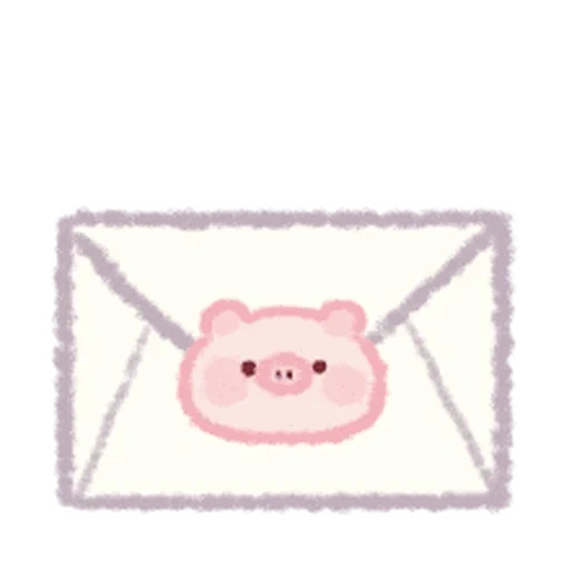 cute pig, little pig, милая свинка розовая срисовывать, свинка, милые рисунки