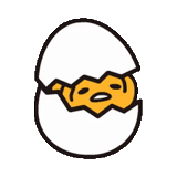 gudetama, buzzing, a chicken egg, toodle eggs