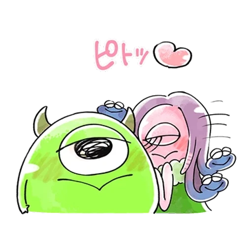 animation, monsters are cute, mike wazovsky, mike wazovsky randall, mike wazovsky is his girlfriend