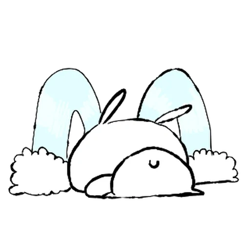 dear rabbit, sleeping bunny, sleeping rabbit, rabbit sketch, rabbit drawing