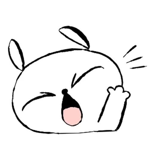 rabbit, cute drawings, kawaii drawings, light drawings cute, cute cartoon rabbits