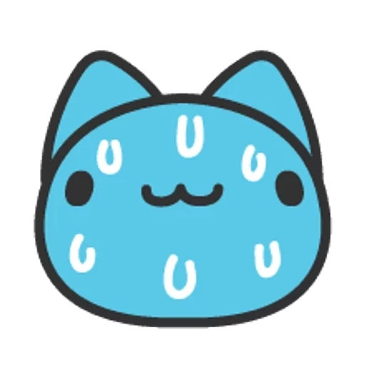 kawai, kucing kawai, cabo cat, bugcat capoo, kawai cat biru