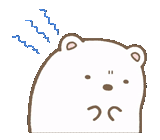 bear, white bear, moran's sketch, sumikko gurashi shirokuma