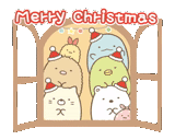 sumikko gurashi, gambar kawaii yang lucu, sumikko gurashi tamagotchi, sumikko gurashi selamat natal