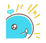 balena, immagine dello schermo, tema blu, bugcat capoo toy