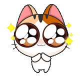 meow animated, японские котики, японская кошечка, милые рисунки чиби