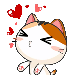японские кот, милые котики, японские котики, милые рисунки кавай, котики анимированные