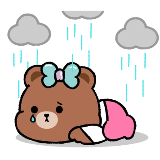 kawaii, brown cony, desenhos kawaii, desenhos fofos, urso de mocha de leite