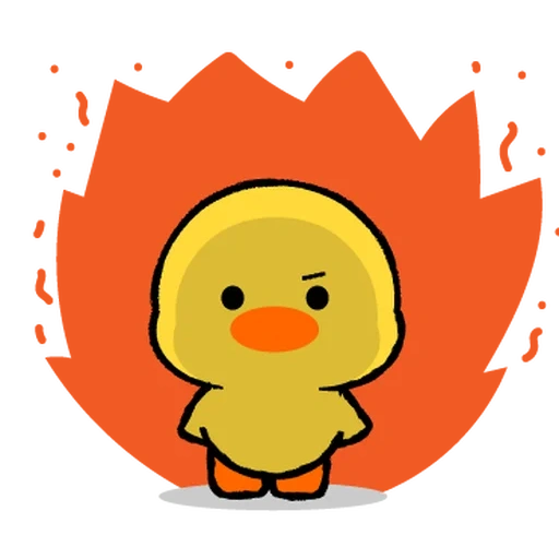 patinho, pato amarelo, pato de kawai, kawaii patinho