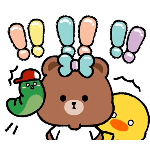line frends, line friends, brown frends, brown friends, line friends characters