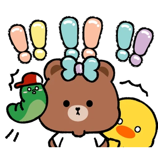 amigos de línea, line friends, amigos de brown, brown friends, amigos de línea