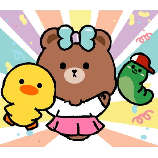 ida, clipart, line friends characters, mishka line frends brown, line and friends hello kitty