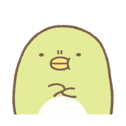 funny, a lovely pattern, sumikko gurashi, gulang sumizi duck sticker