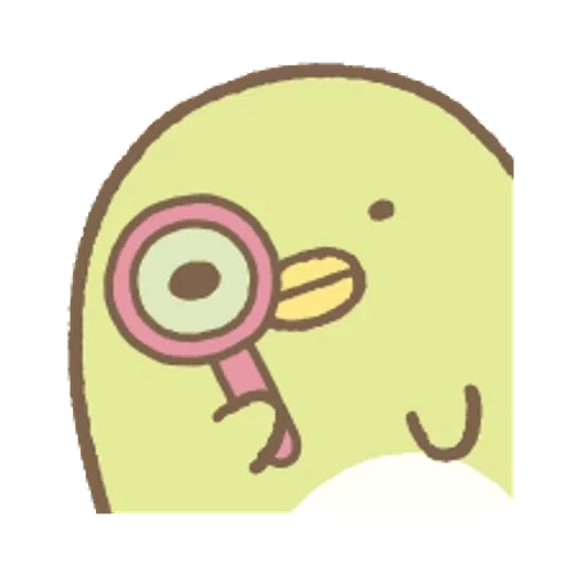 kawai, funny, colorful pictures, sumikko gurashi, gulang sumizi duck sticker