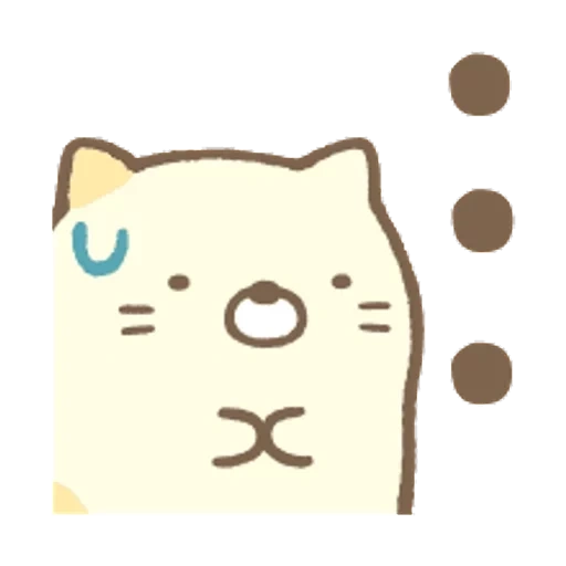 gatto, i disegni sono carini, sumikko gurashi, sumikko gurashi personaggi neko