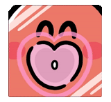 vecteur cardiaque, badge en forme de cœur, symbole du cœur, vecteur cardiaque, téléphone en forme de cœur